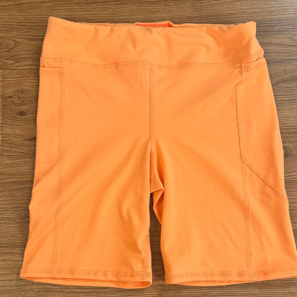 Urban Outfitters Vibrant Orange Bike Shorts